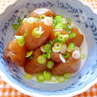 手作りコンニャクのさっと煮